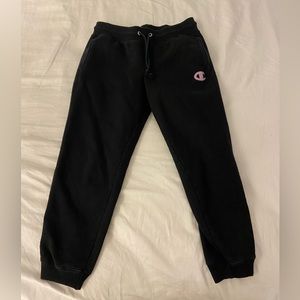Champion pink logo sweatpants